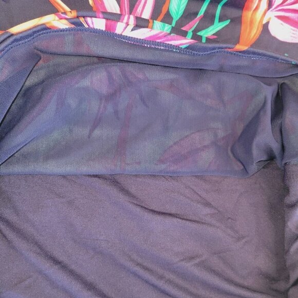 Tommy Bahama Birds Of Paradise Halter Cup Swim Tankini Top Multicolored Size M - Picture 7 of 11